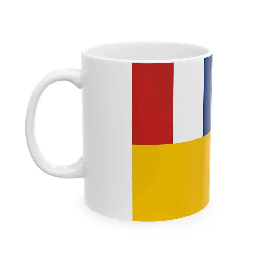 Flag of Chanan (China) White Coffee Mug - Go Mug Yourself