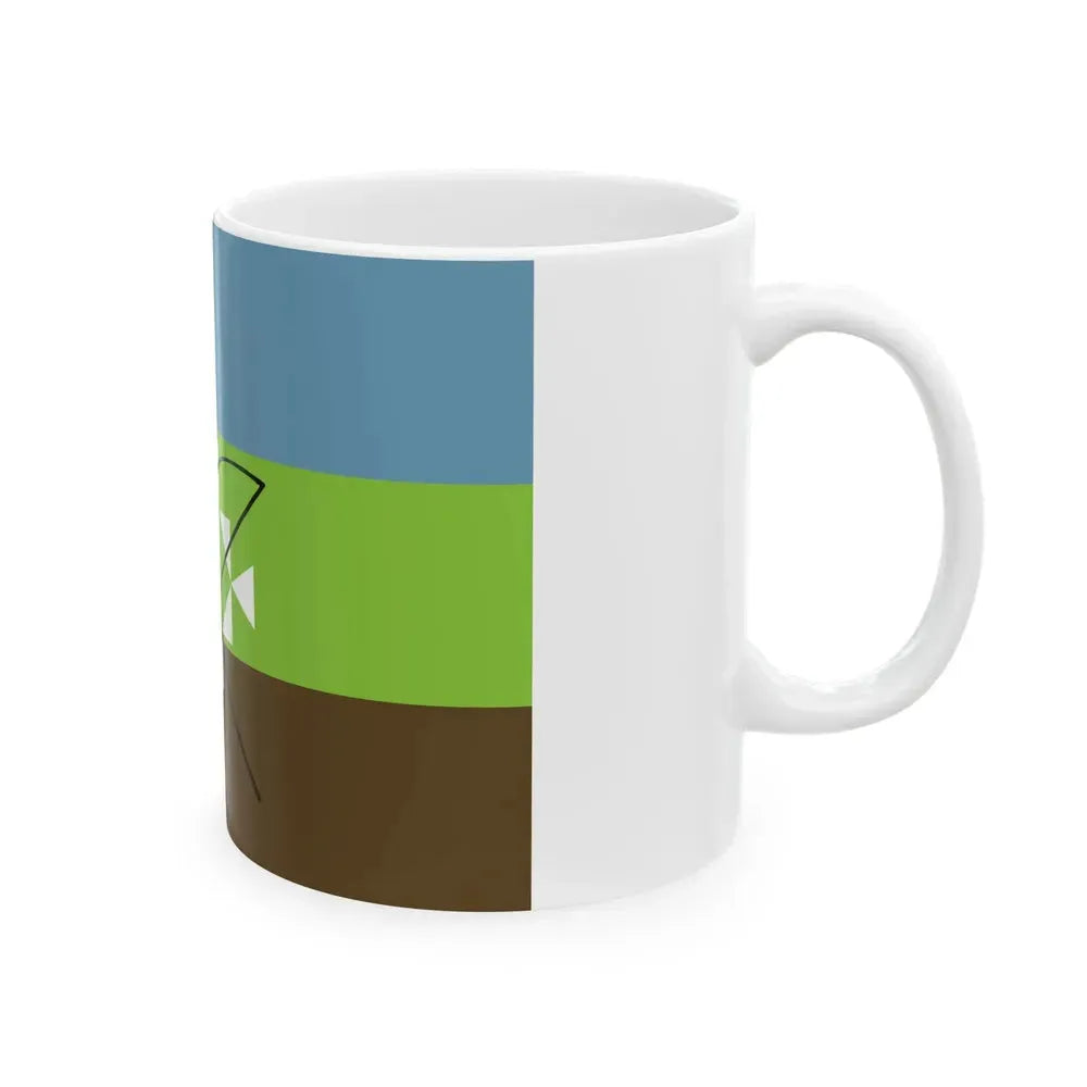 Flag of Charagua Iyambae Bolivia (Bolivia) White Coffee Mug - Go Mug Yourself