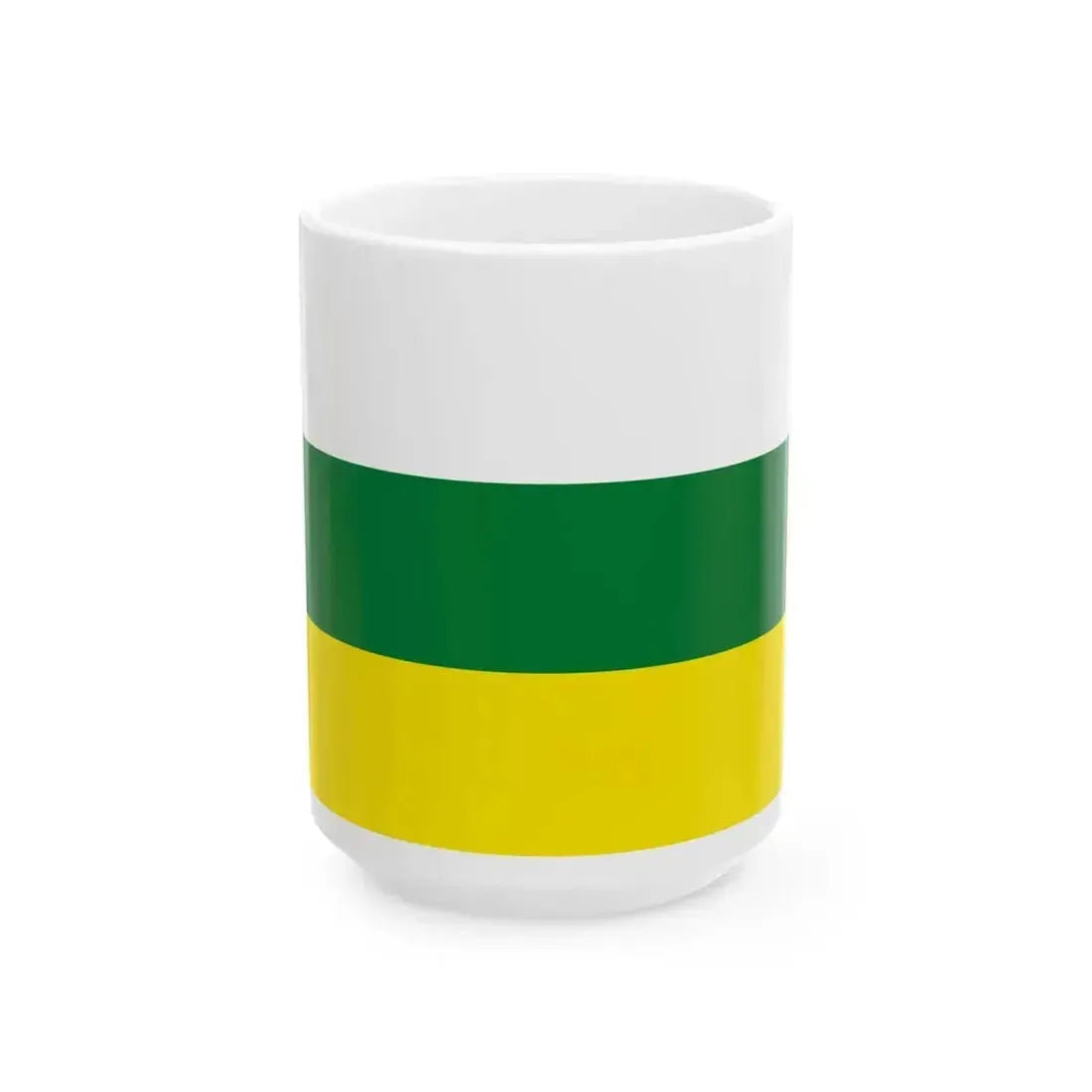 Flag of Charazani Bolivia (Bolivia) White Coffee Mug 15oz - Go Mug Yourself