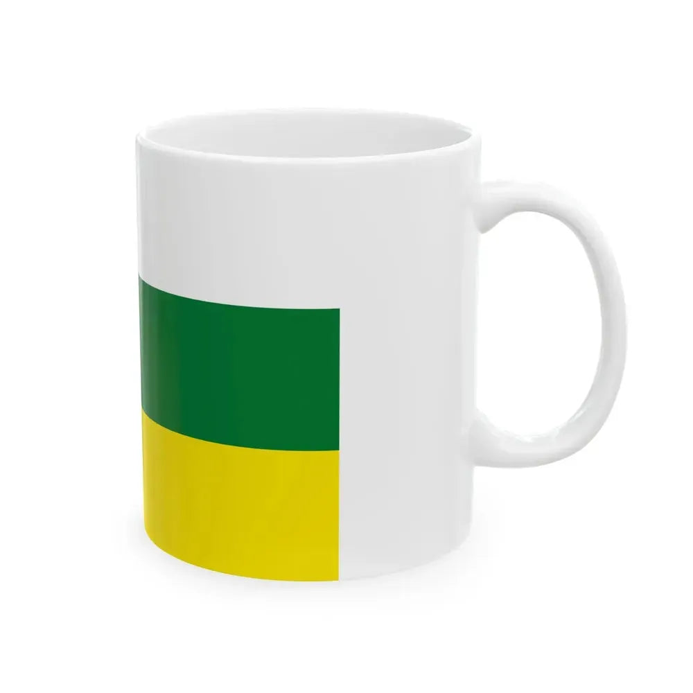 Flag of Charazani Bolivia (Bolivia) White Coffee Mug - Go Mug Yourself