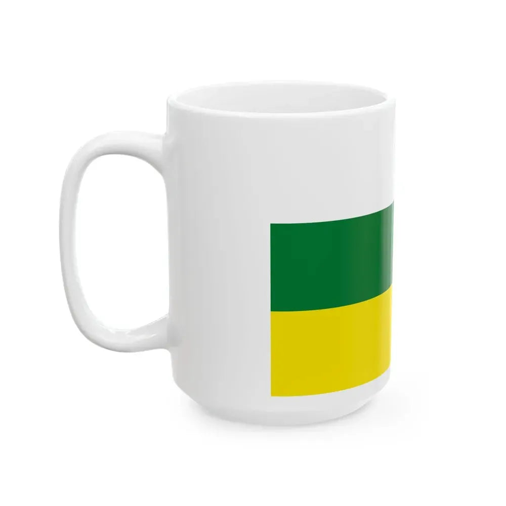 Flag of Charazani Bolivia (Bolivia) White Coffee Mug - Go Mug Yourself