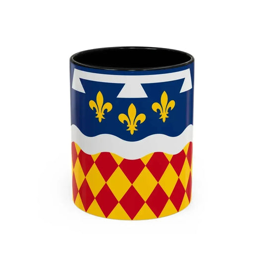 Flag of Charente France 2 - Accent Coffee Mug 11oz Black - Go Mug Yourself