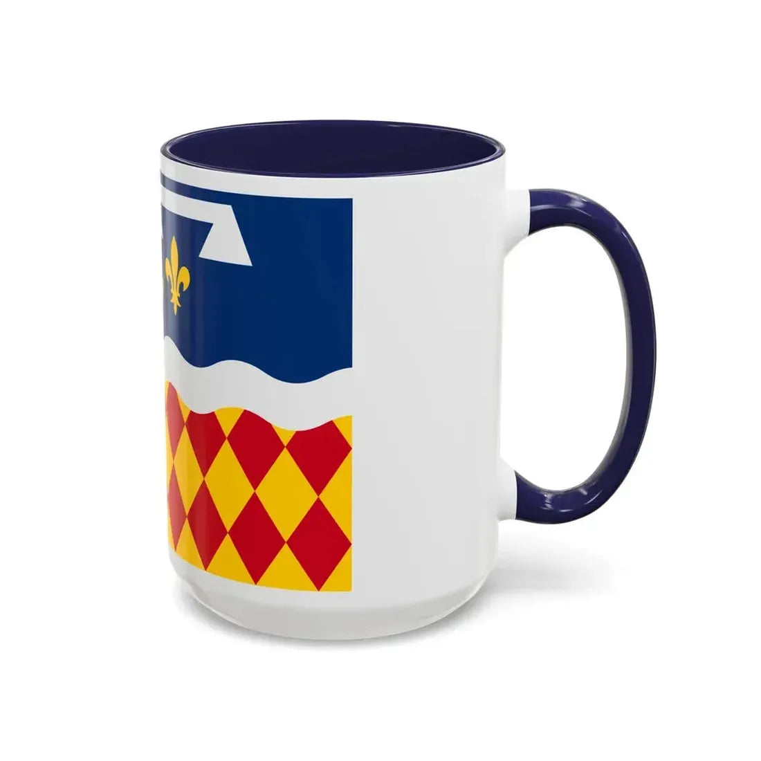 Flag of Charente France 2 - Accent Coffee Mug - Go Mug Yourself