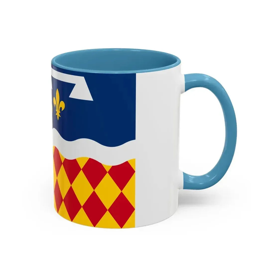 Flag of Charente France 2 - Accent Coffee Mug - Go Mug Yourself