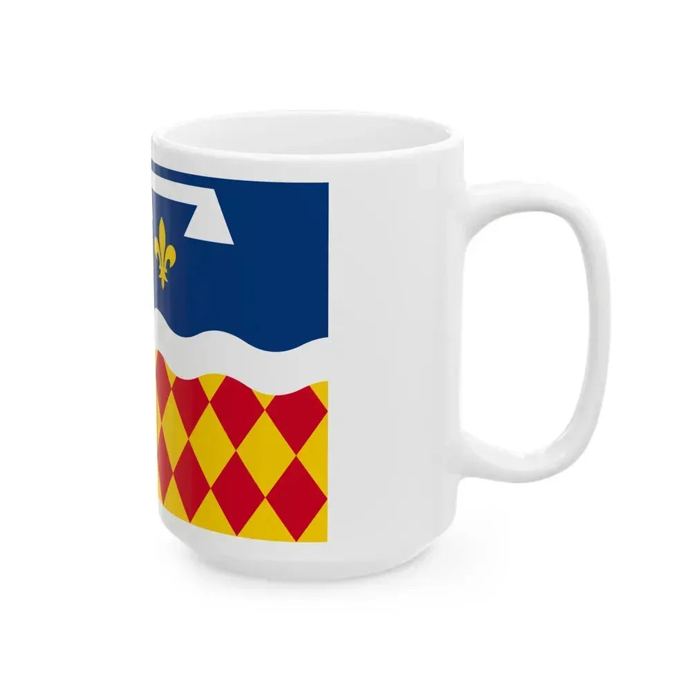 Flag of Charente France 2 - White Coffee Mug - Go Mug Yourself