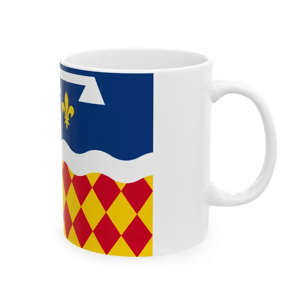 Flag of Charente France 2 - White Coffee Mug - Go Mug Yourself