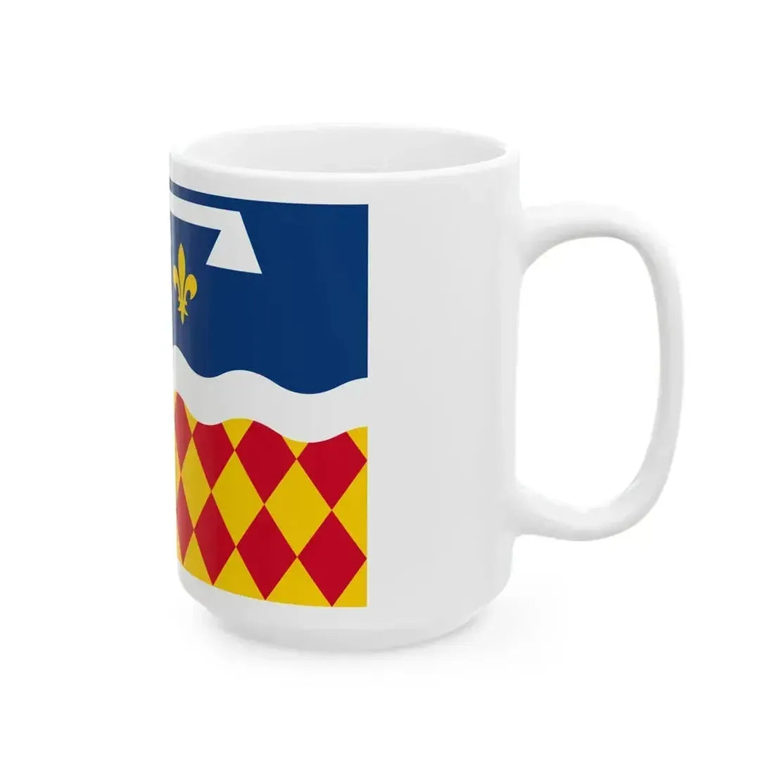 Flag of Charente (France) White Coffee Mug - Go Mug Yourself