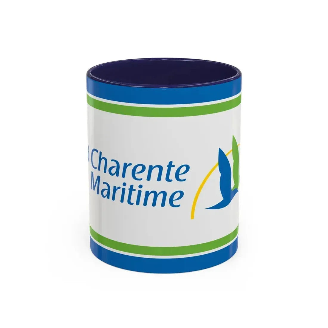 Flag of Charente Maritime France - Accent Coffee Mug 11oz Navy - Go Mug Yourself