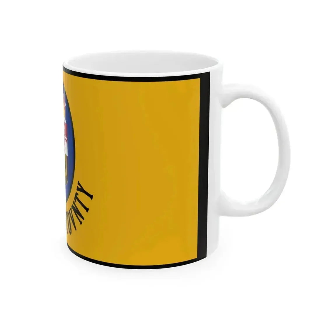 Flag of Charles County Maryland (United States) White Coffee Mug - Go Mug Yourself