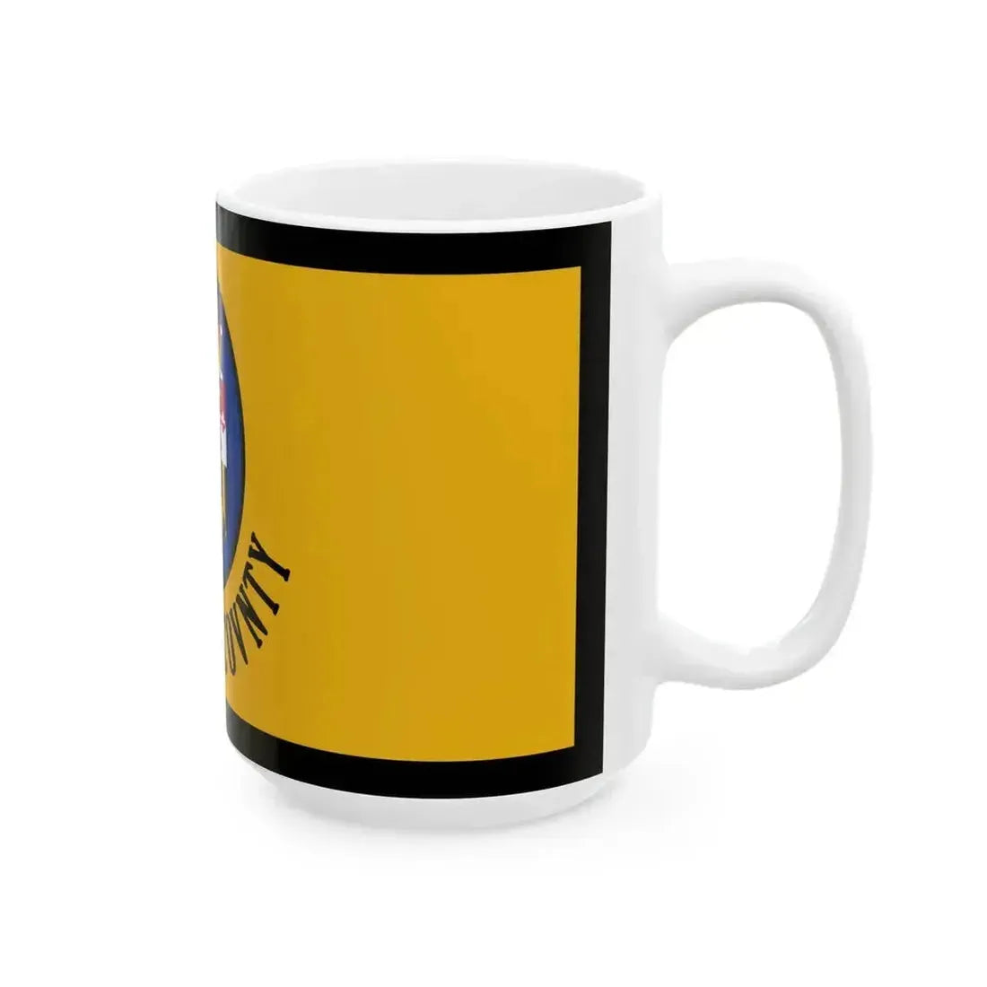 Flag of Charles County Maryland (United States) White Coffee Mug - Go Mug Yourself