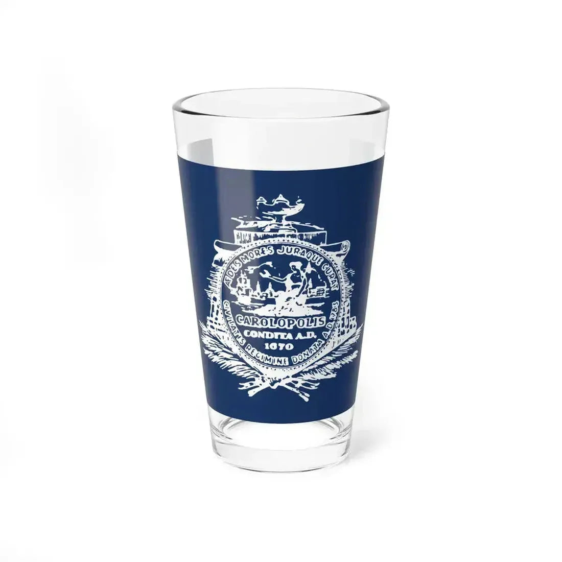 Flag of Charleston, South Carolina - Pint Glass 16oz 16oz - Go Mug Yourself