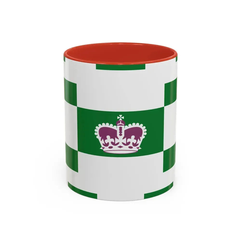 Flag of Charlottetown Canada - Accent Coffee Mug 11oz Red - Go Mug Yourself