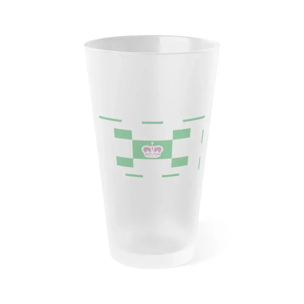 Flag of Charlottetown Canada - Frosted Pint Glass 16oz 16oz Frosted - Go Mug Yourself