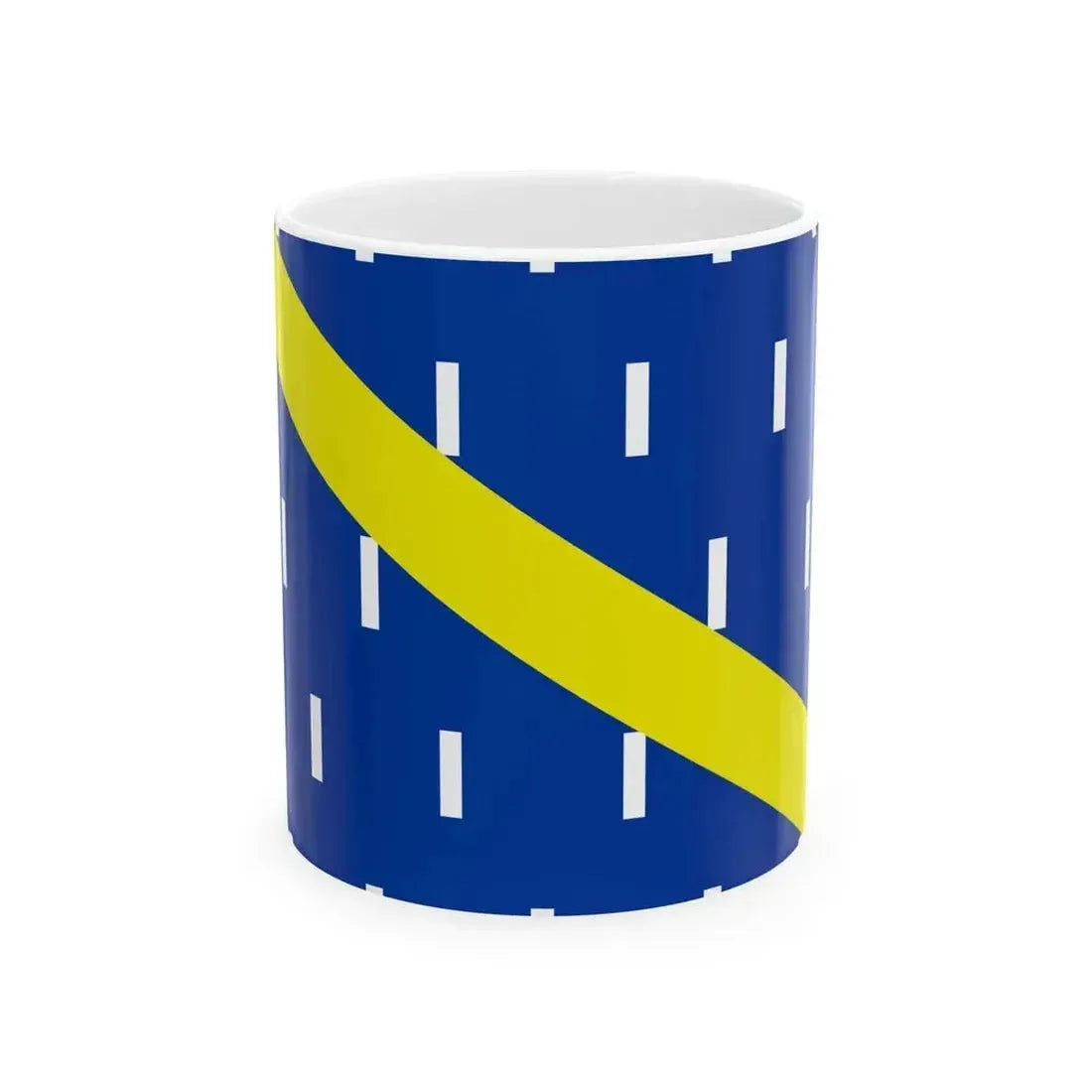 Flag of Chastre (Belgium) White Coffee Mug 11oz - Go Mug Yourself