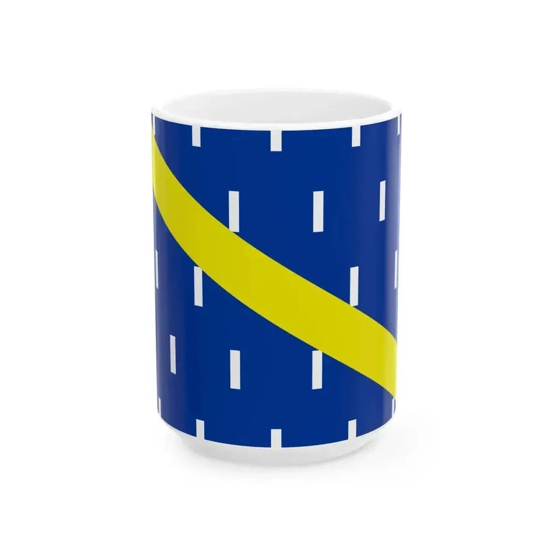 Flag of Chastre (Belgium) White Coffee Mug 15oz - Go Mug Yourself
