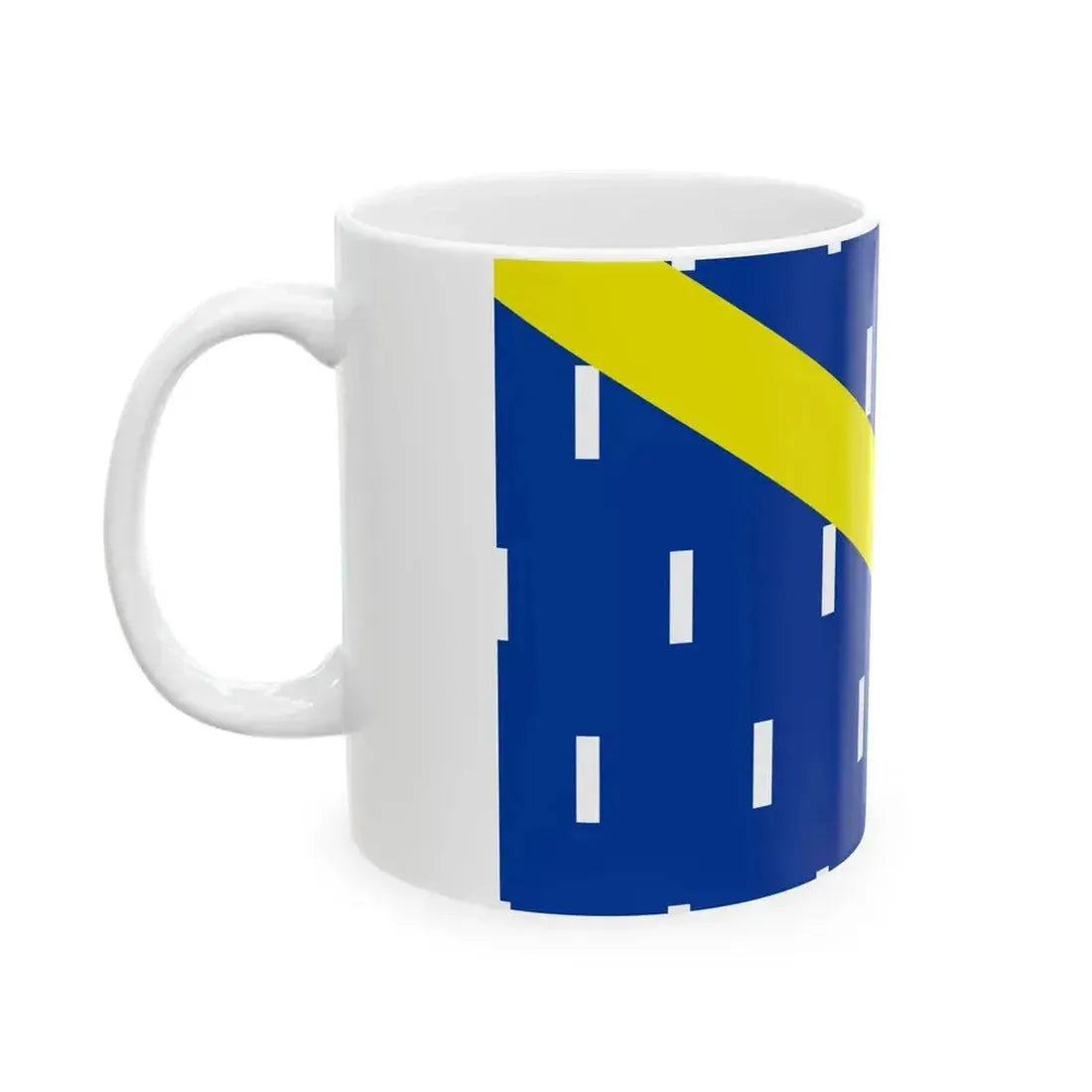 Flag of Chastre (Belgium) White Coffee Mug - Go Mug Yourself