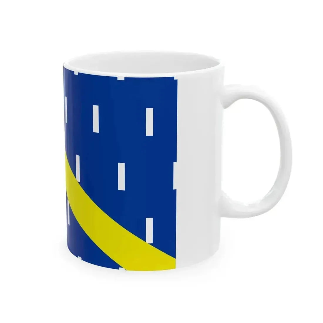 Flag of Chastre (Belgium) White Coffee Mug - Go Mug Yourself