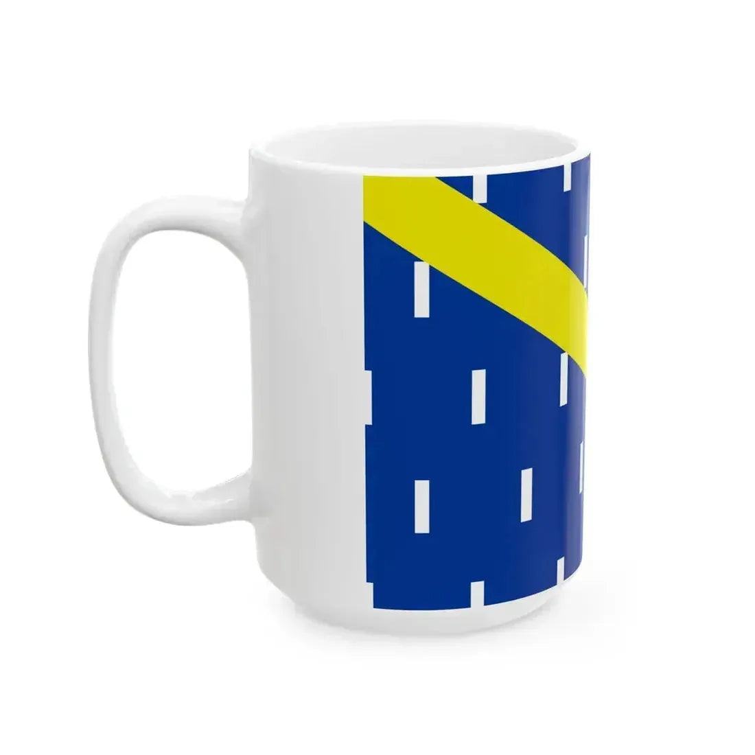 Flag of Chastre (Belgium) White Coffee Mug - Go Mug Yourself