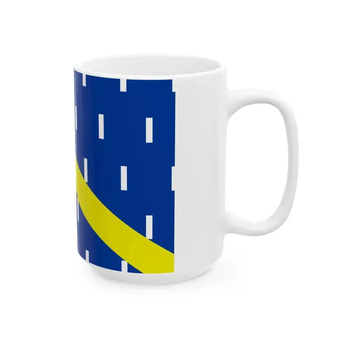 Flag of Chastre (Belgium) White Coffee Mug - Go Mug Yourself