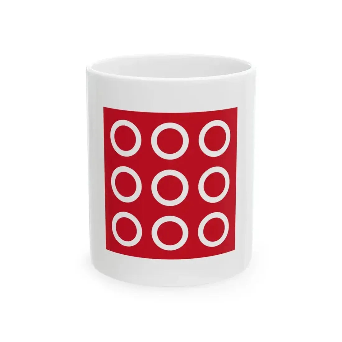 Flag of Chateau de Tonquedec (France) White Coffee Mug 11oz - Go Mug Yourself