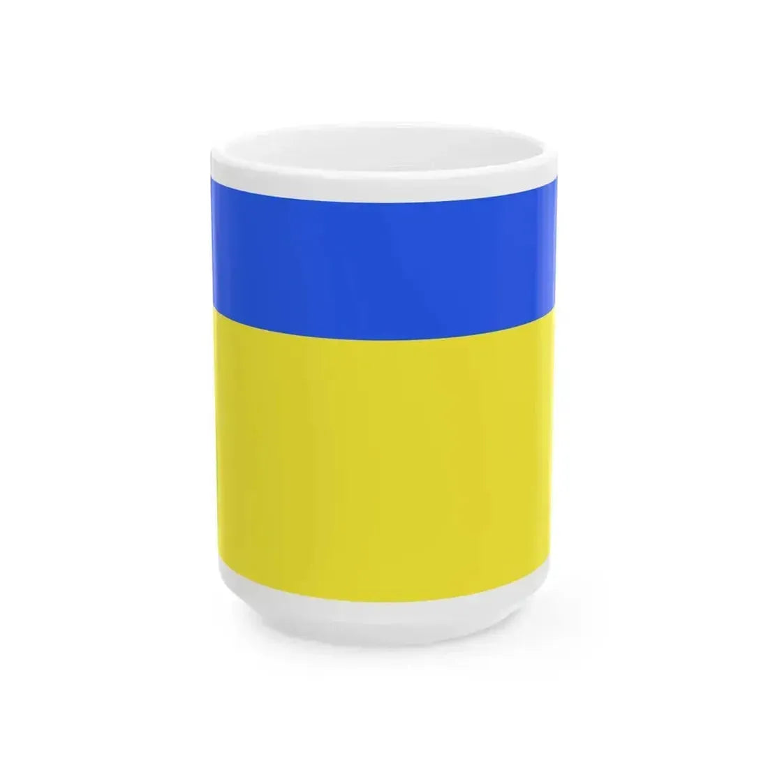 Flag of Chateaugiron (France) White Coffee Mug 15oz - Go Mug Yourself