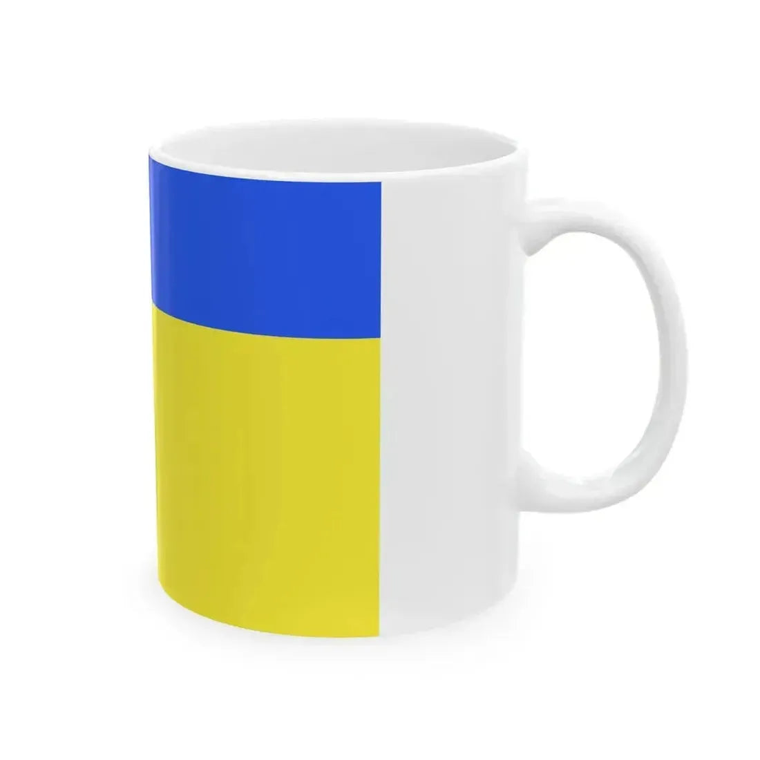 Flag of Chateaugiron (France) White Coffee Mug - Go Mug Yourself