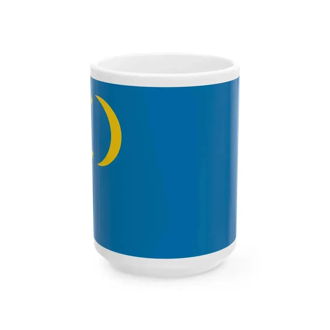 Flag of Chatkal District (Kyrgyzstan) White Coffee Mug 15oz - Go Mug Yourself