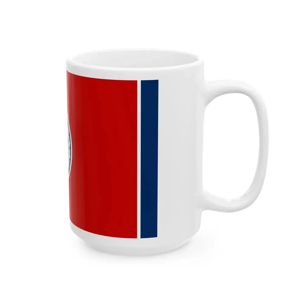 Flag of Chattanooga Tennessee 1923-2012 (United States) White Coffee Mug - Go Mug Yourself