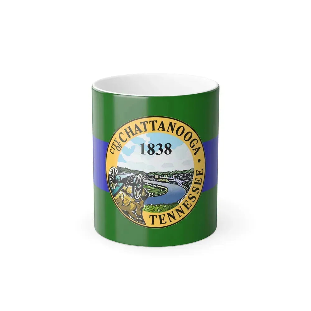 Flag of Chattanooga, Tennessee - Color Changing Coffee Mug 11oz - Go Mug Yourself