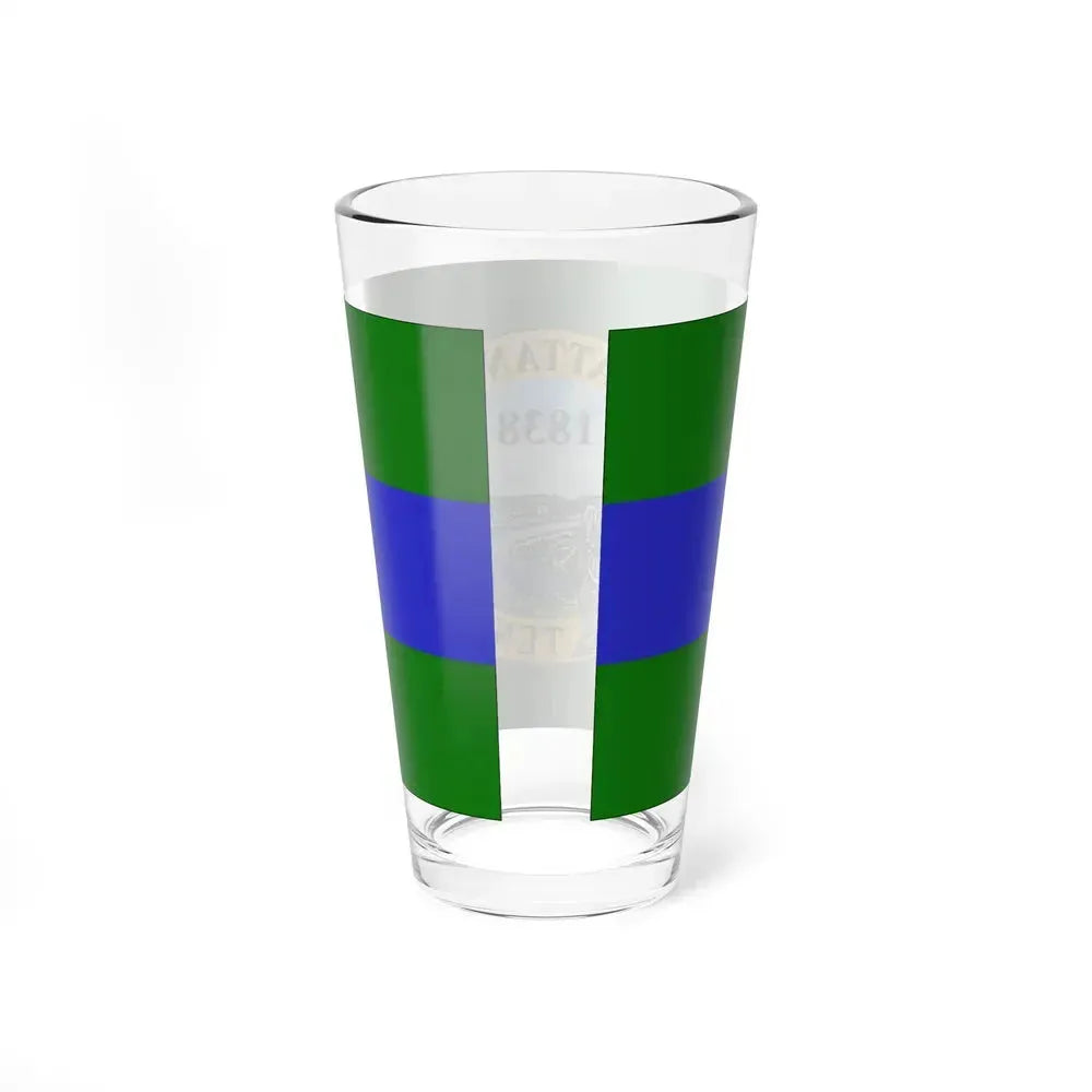 Flag of Chattanooga, Tennessee - Pint Glass 16oz - Go Mug Yourself