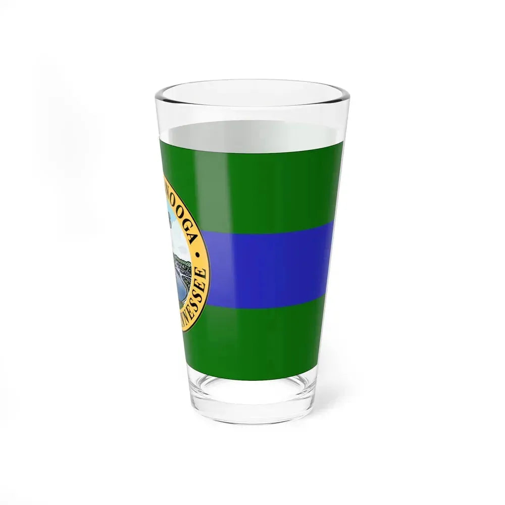 Flag of Chattanooga, Tennessee - Pint Glass 16oz - Go Mug Yourself