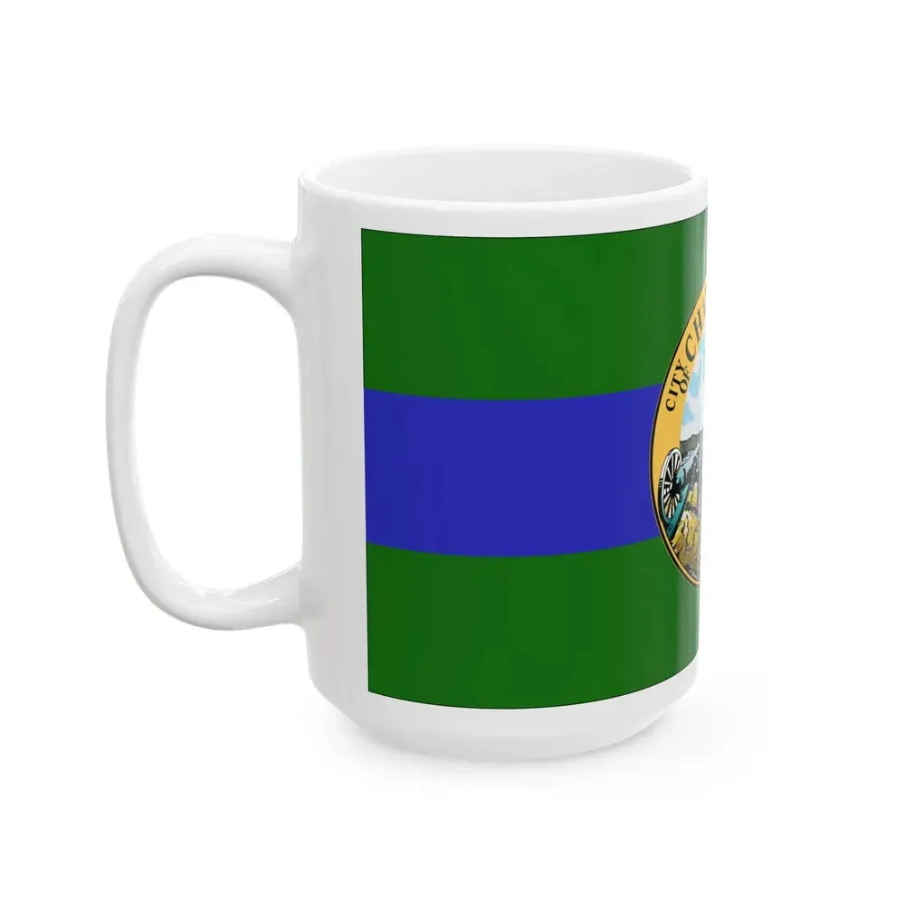 Flag of Chattanooga Tennessee (United States) White Coffee Mug - Go Mug Yourself
