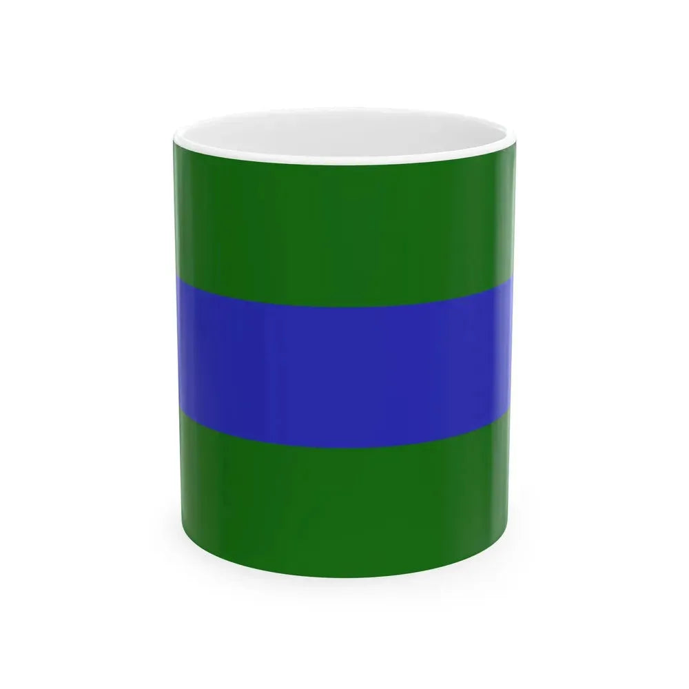 Flag of Chattanooga Tennessee without seal (United States) White Coffee Mug 11oz - Go Mug Yourself