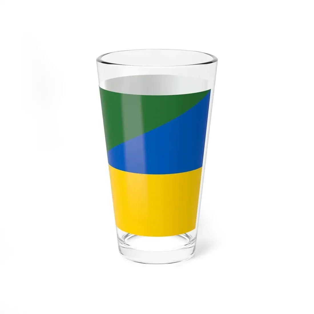 Flag of Chechnya and Ukraine Old (Ukraine) Pint Glass 16oz - Go Mug Yourself
