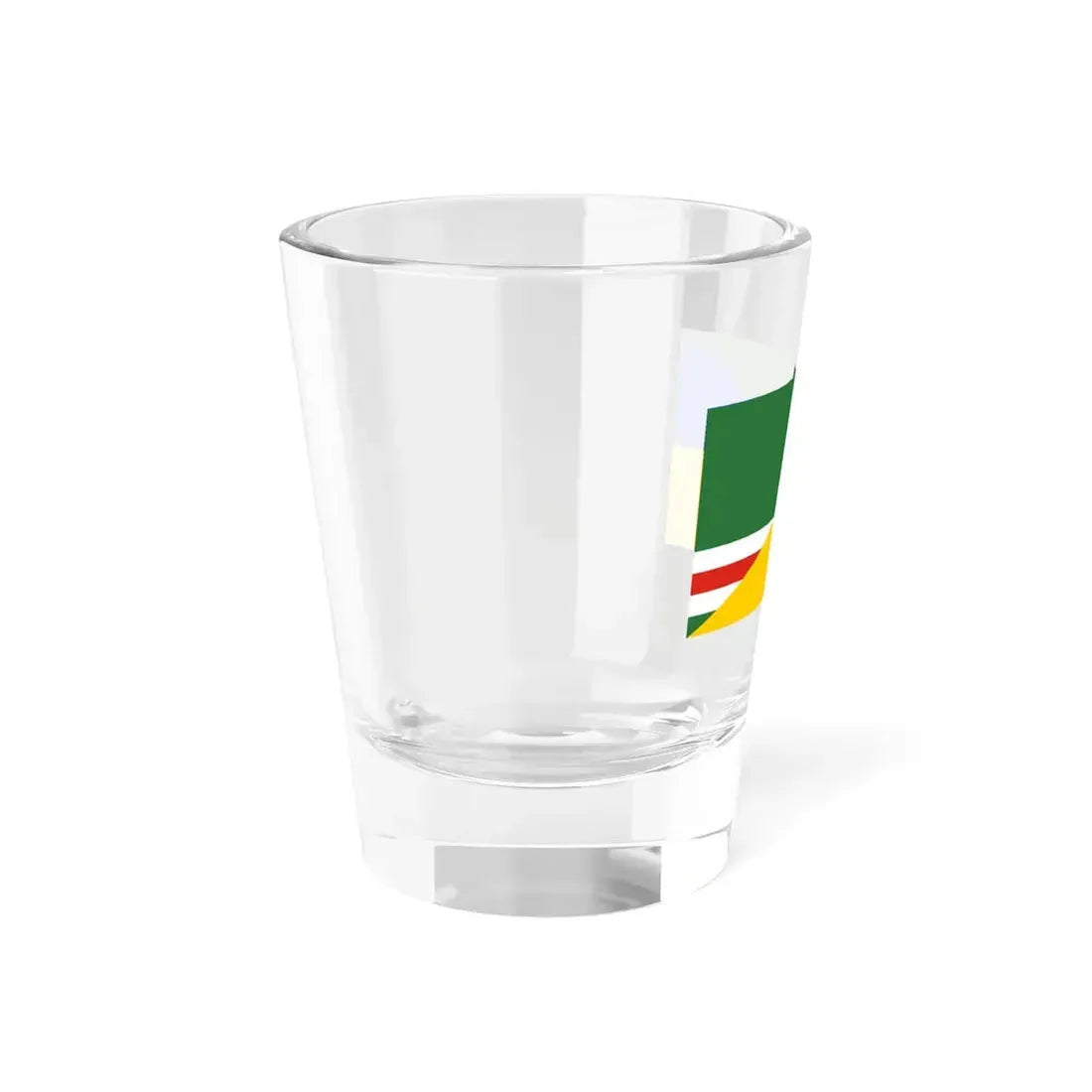 Flag of Chechnya and Ukraine Old (Ukraine) Shot Glass 1.5oz - Go Mug Yourself