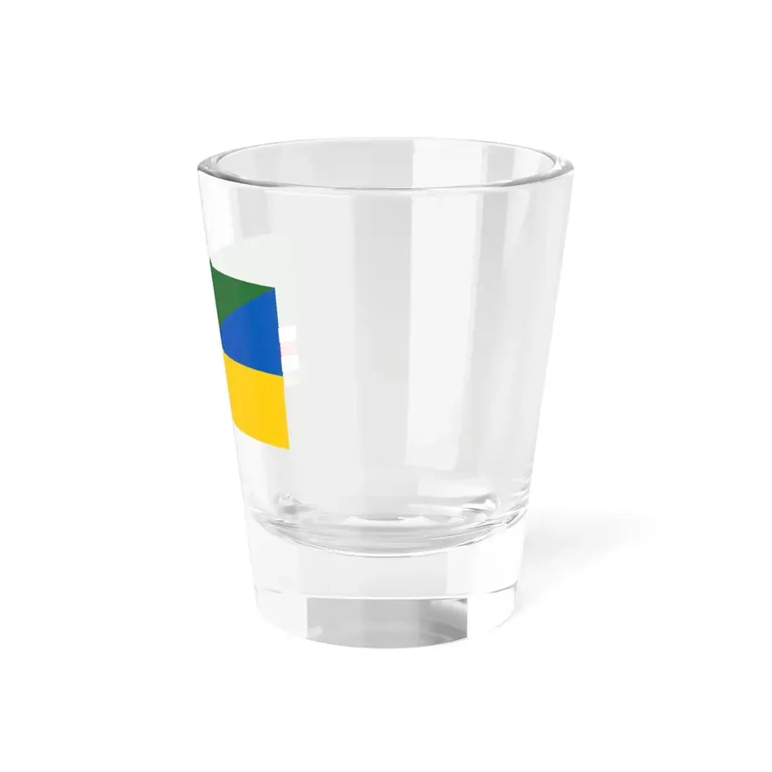 Flag of Chechnya and Ukraine Old (Ukraine) Shot Glass 1.5oz - Go Mug Yourself