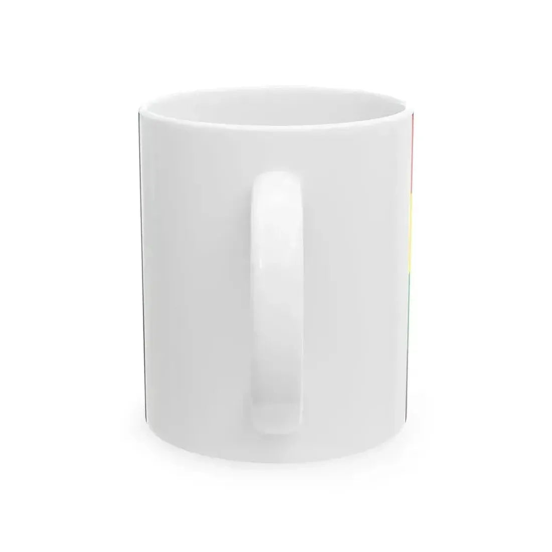 Flag of Chelno-Vershinsky rayon Samara oblast (Russia) White Coffee Mug - Go Mug Yourself