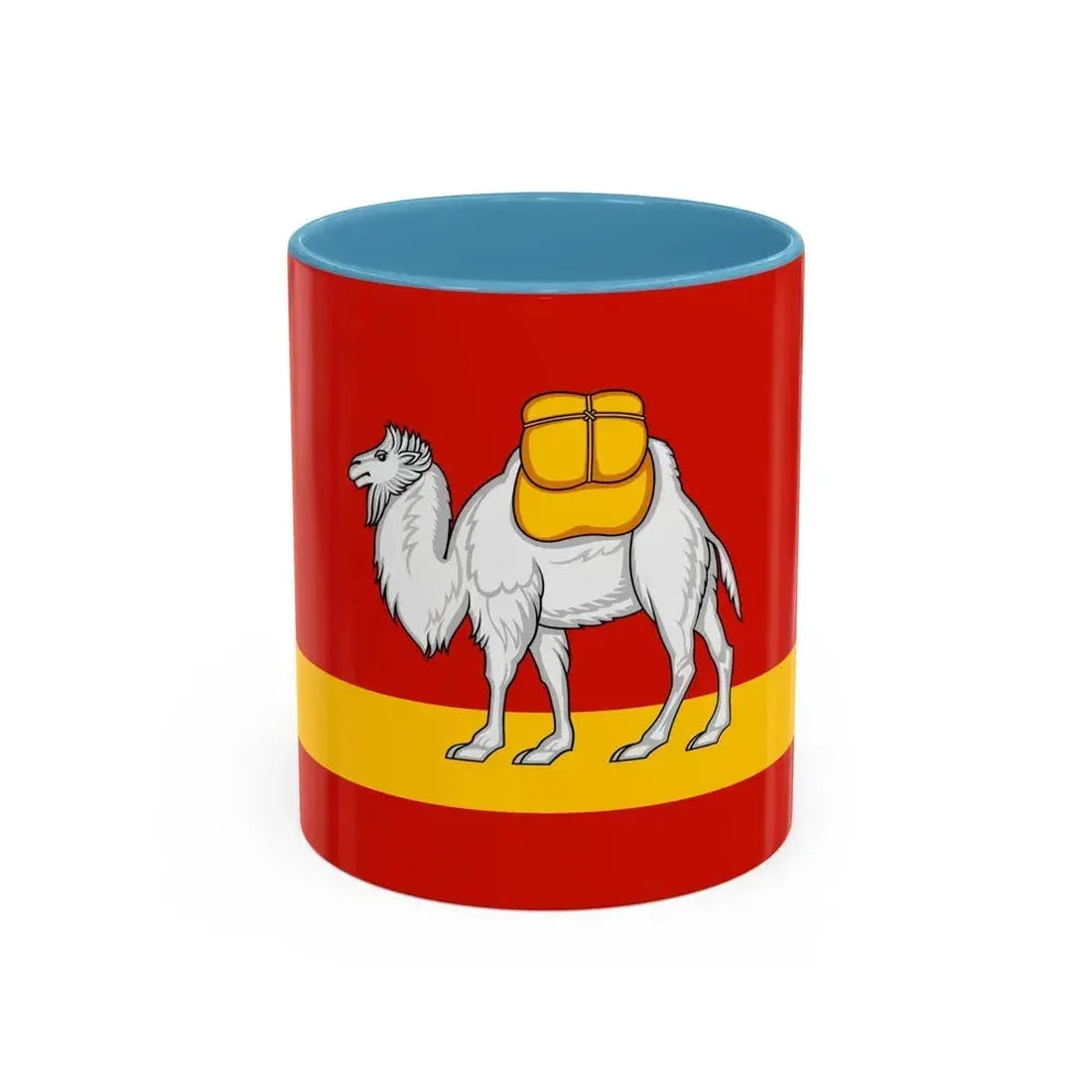 Flag of Chelyabinsk Oblast Russia - Accent Coffee Mug 11oz Light Blue - Go Mug Yourself