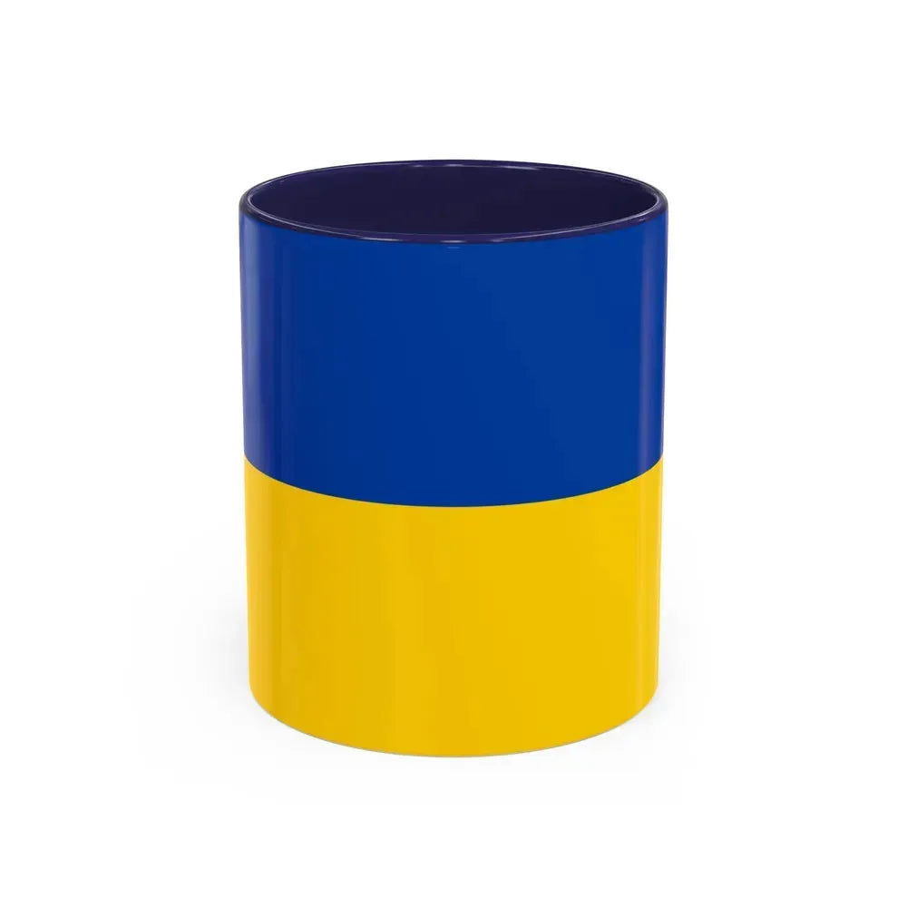 Flag of Chemnitz Germany - Accent Coffee Mug 11oz Navy - Go Mug Yourself