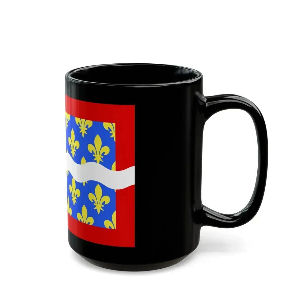 Flag of Cher France - Black Coffee Mug - Go Mug Yourself