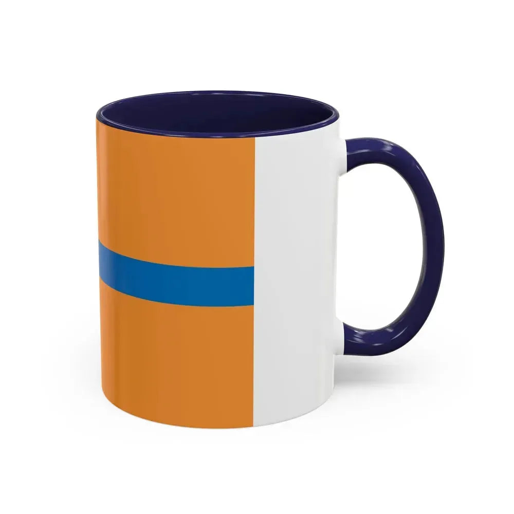 Flag of Cherepovets Russia - Accent Coffee Mug - Go Mug Yourself