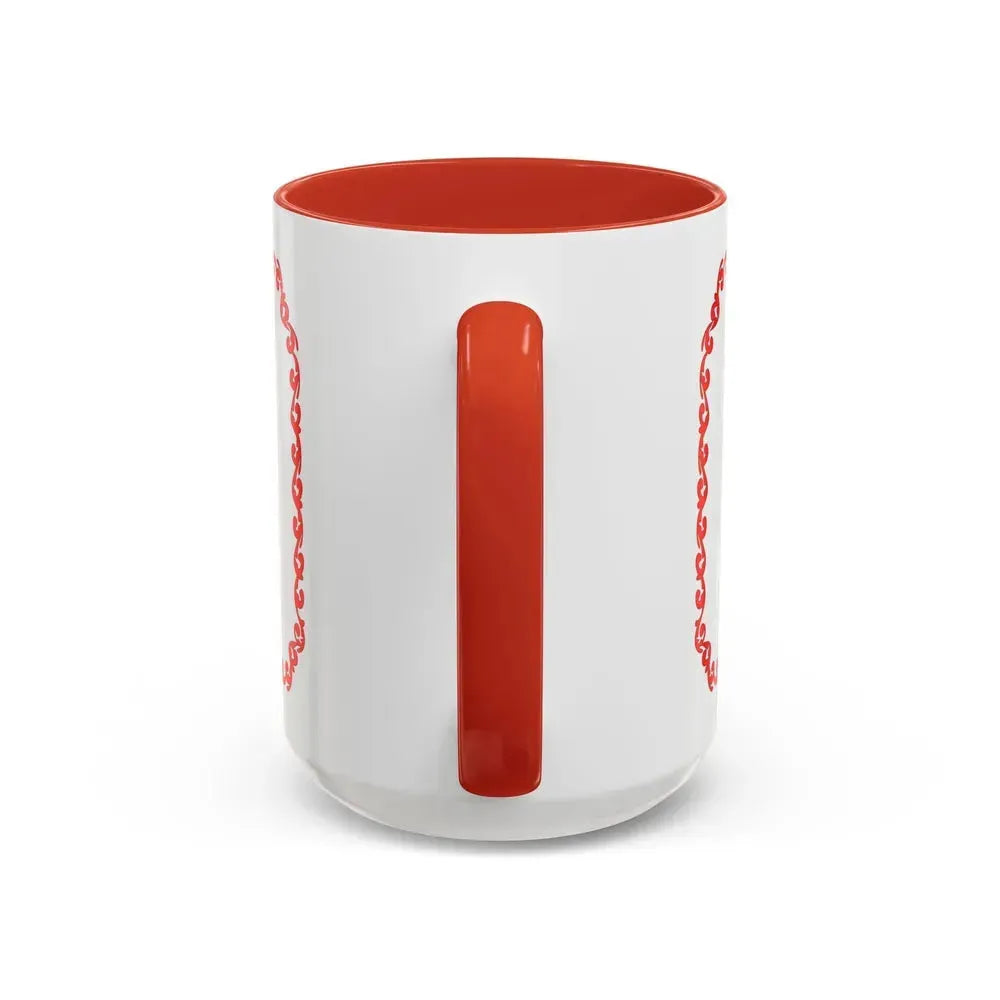 Flag of Cherkasy Ukraine - Accent Coffee Mug - Go Mug Yourself