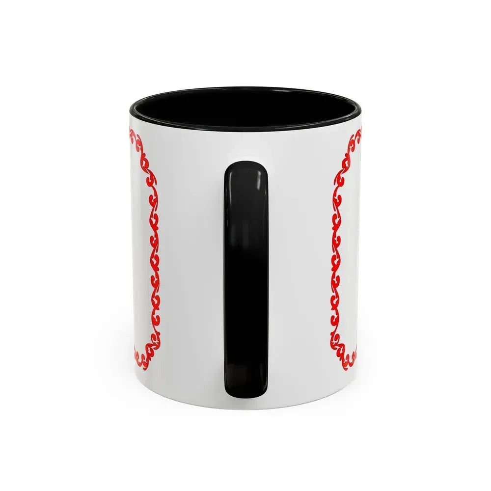 Flag of Cherkasy Ukraine - Accent Coffee Mug - Go Mug Yourself