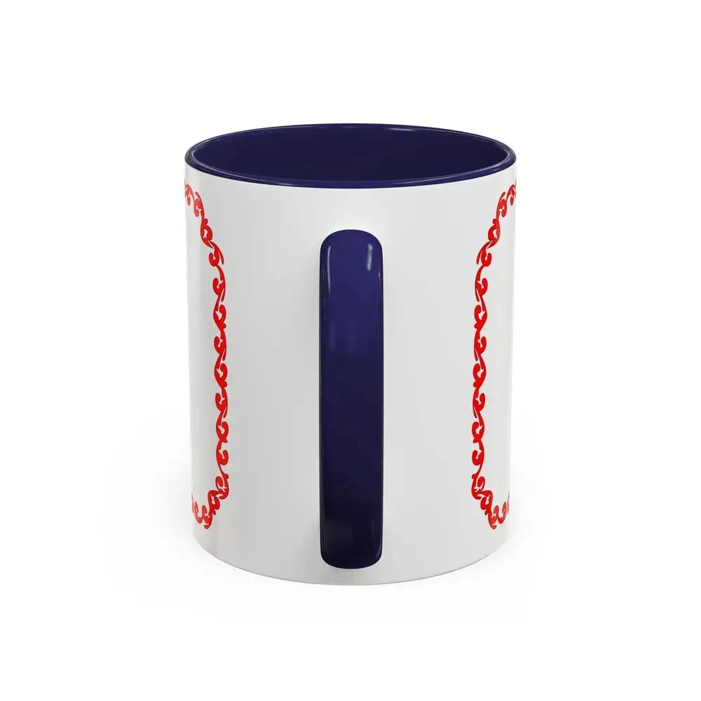 Flag of Cherkasy Ukraine - Accent Coffee Mug - Go Mug Yourself