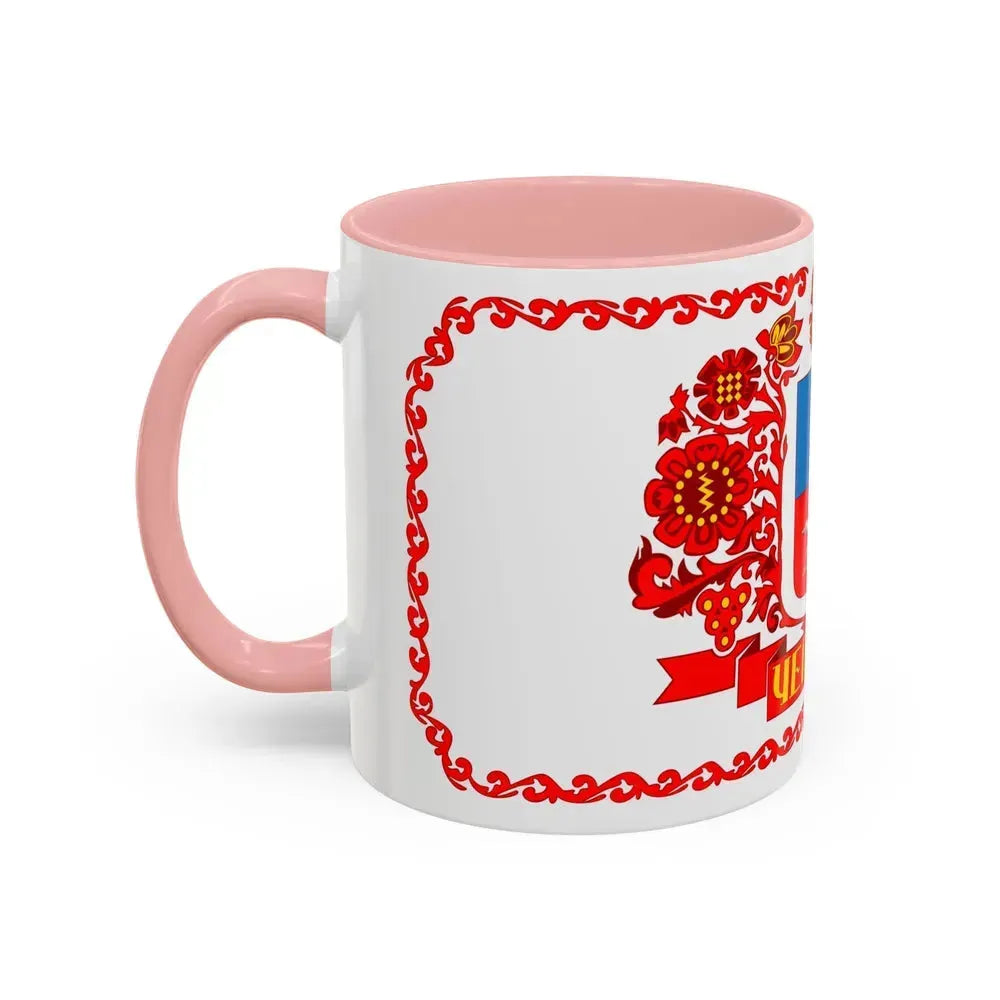 Flag of Cherkasy Ukraine - Accent Coffee Mug - Go Mug Yourself