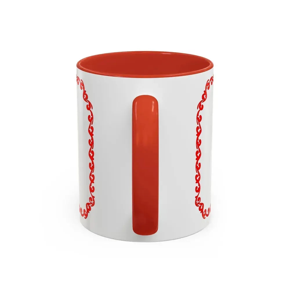Flag of Cherkasy Ukraine - Accent Coffee Mug - Go Mug Yourself