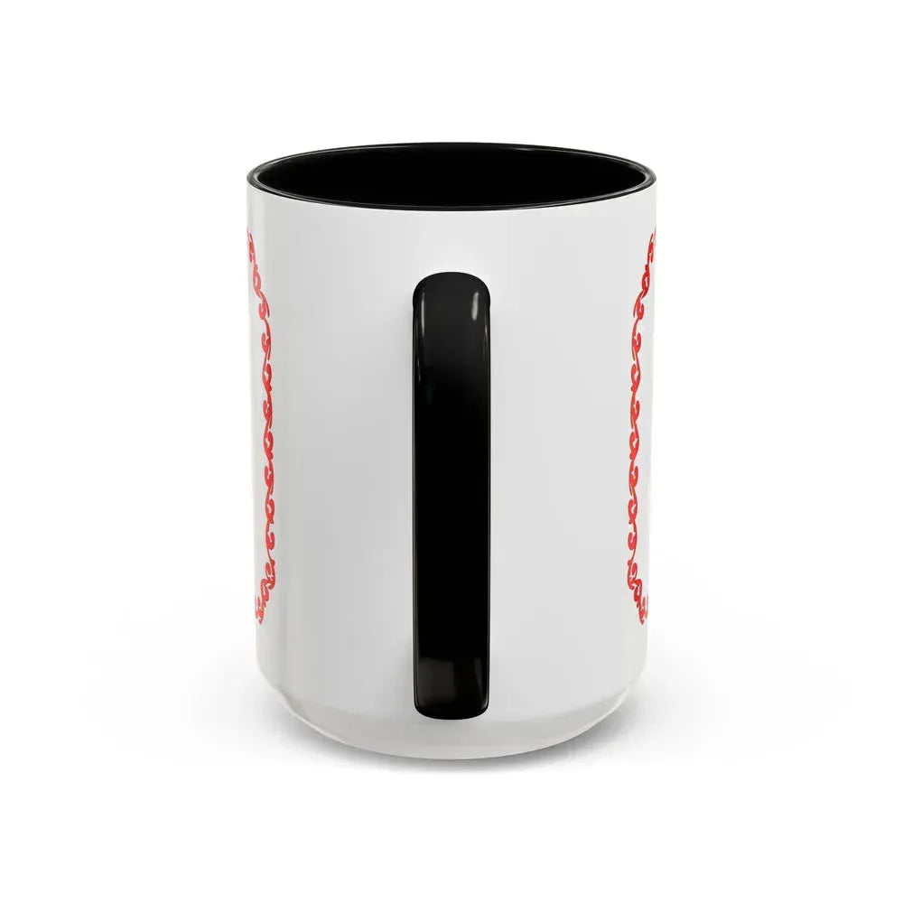 Flag of Cherkasy Ukraine - Accent Coffee Mug - Go Mug Yourself