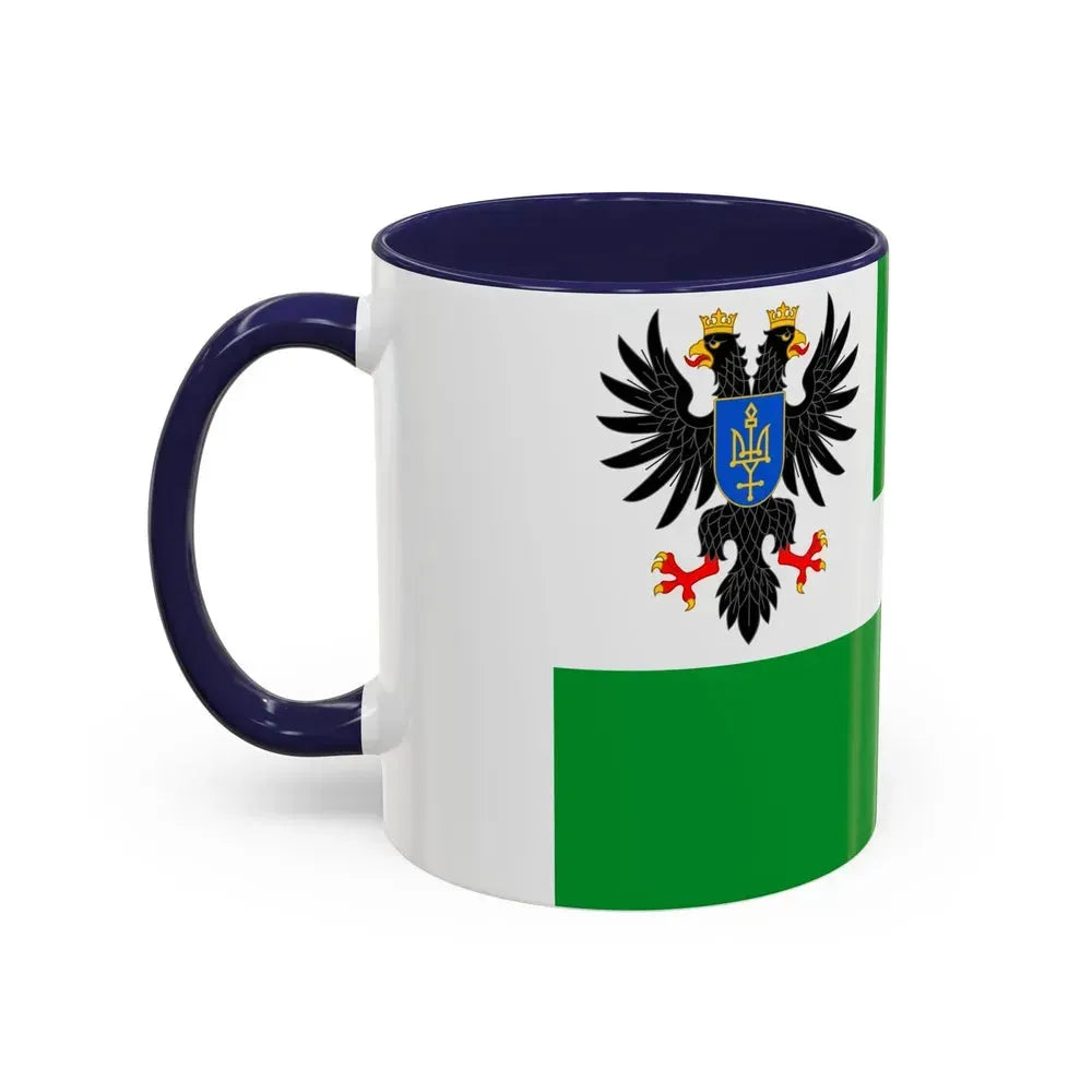 Flag of Chernihiv Oblast Ukraine - Accent Coffee Mug - Go Mug Yourself