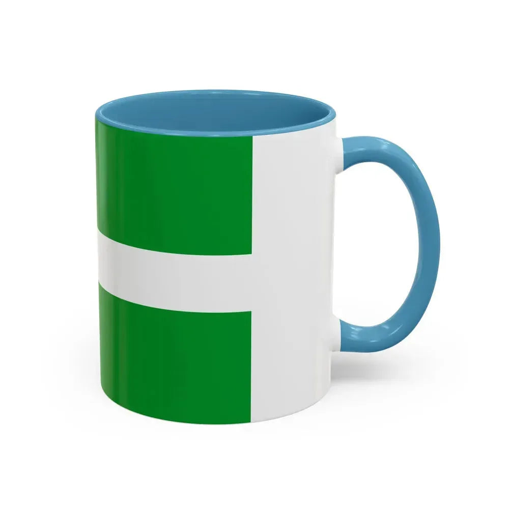 Flag of Chernihiv Oblast Ukraine - Accent Coffee Mug - Go Mug Yourself