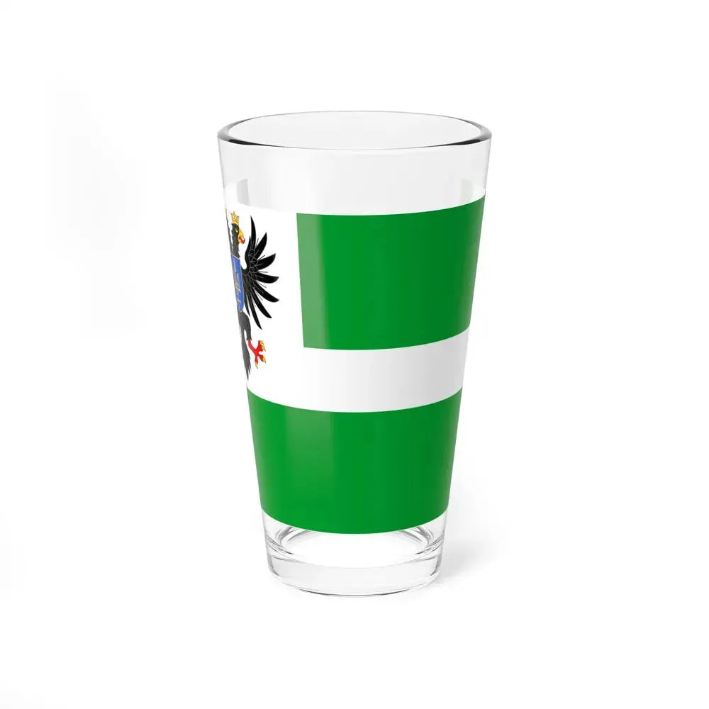 Flag of Chernihiv Oblast Ukraine - Pint Glass 16oz 16oz - Go Mug Yourself